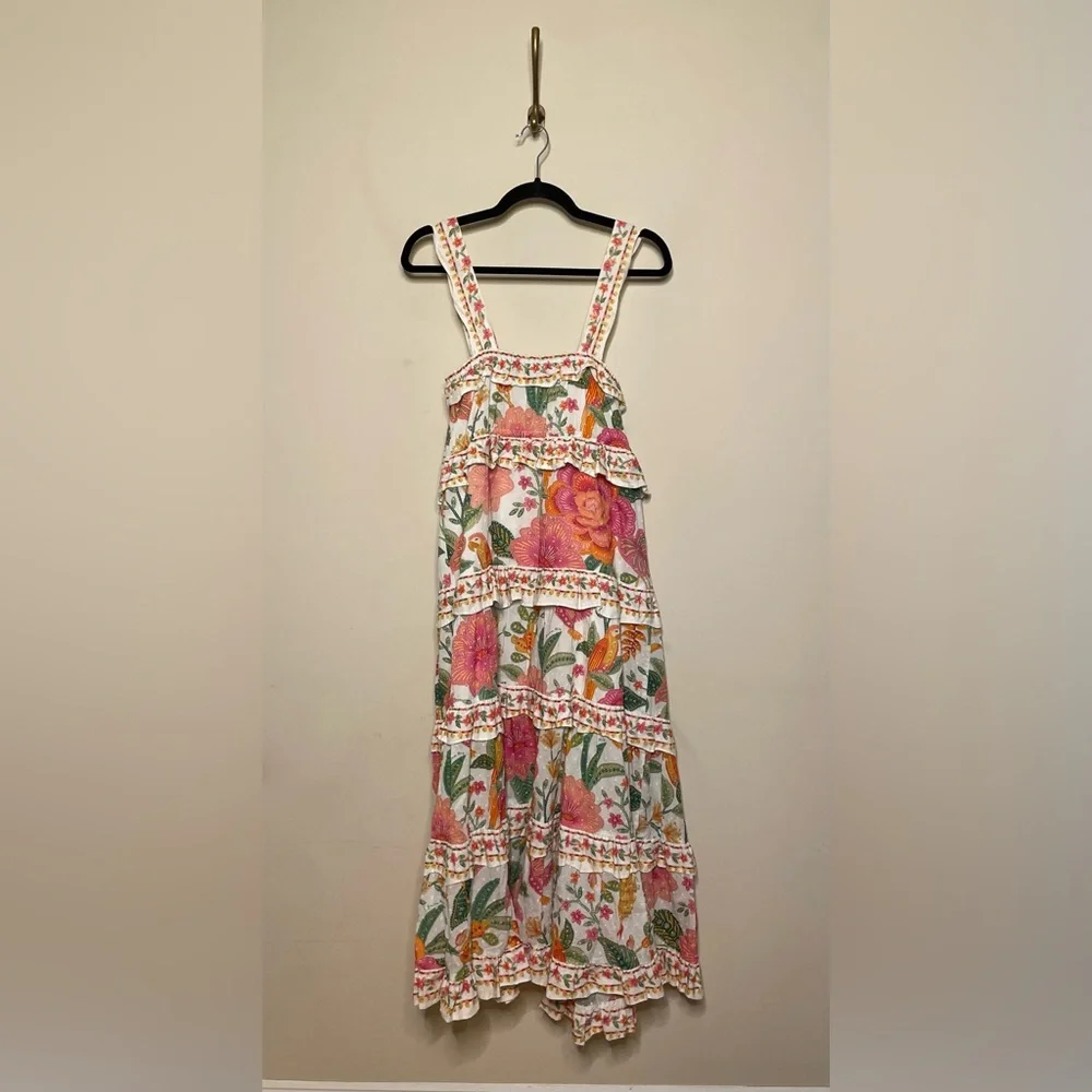 FARM Rio Macaw Bloom Ruffle Tiered Dress - Picture 15 of 15